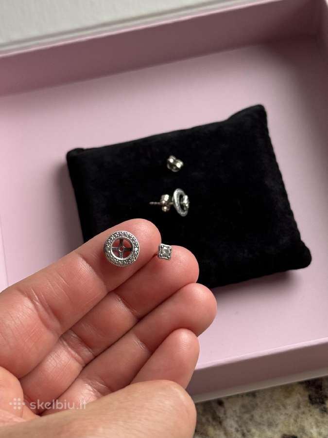 Pandora 2 dalių Allure auskarai - nuotraukos Nr. 7