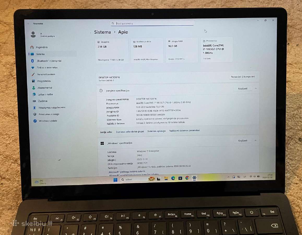 Microsoft surface - nuotraukos Nr. 6