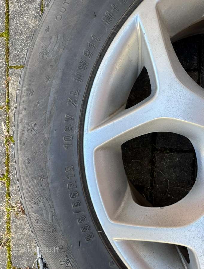 Bmw X5 E70 R18 255/55 Ratlankiai su Ž. Padangomis - nuotraukos Nr. 8