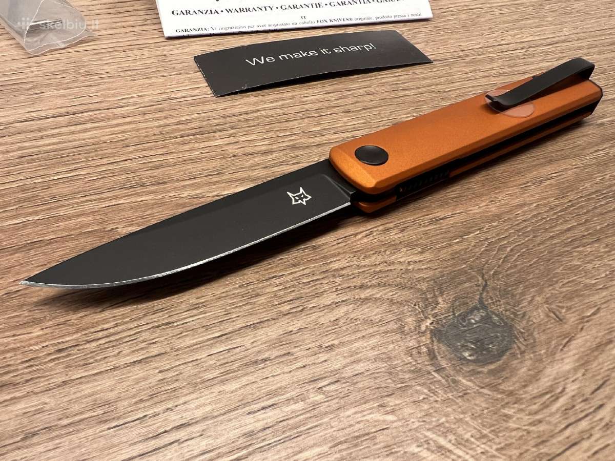 Fox Knives Chnops Gold naujas Peilis Edc