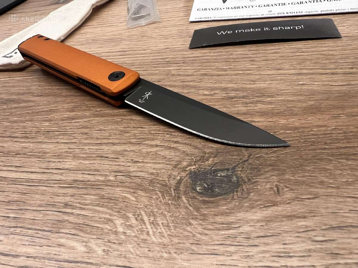 Fox Knives Chnops Gold naujas Peilis Edc - nuotraukos Nr. 5
