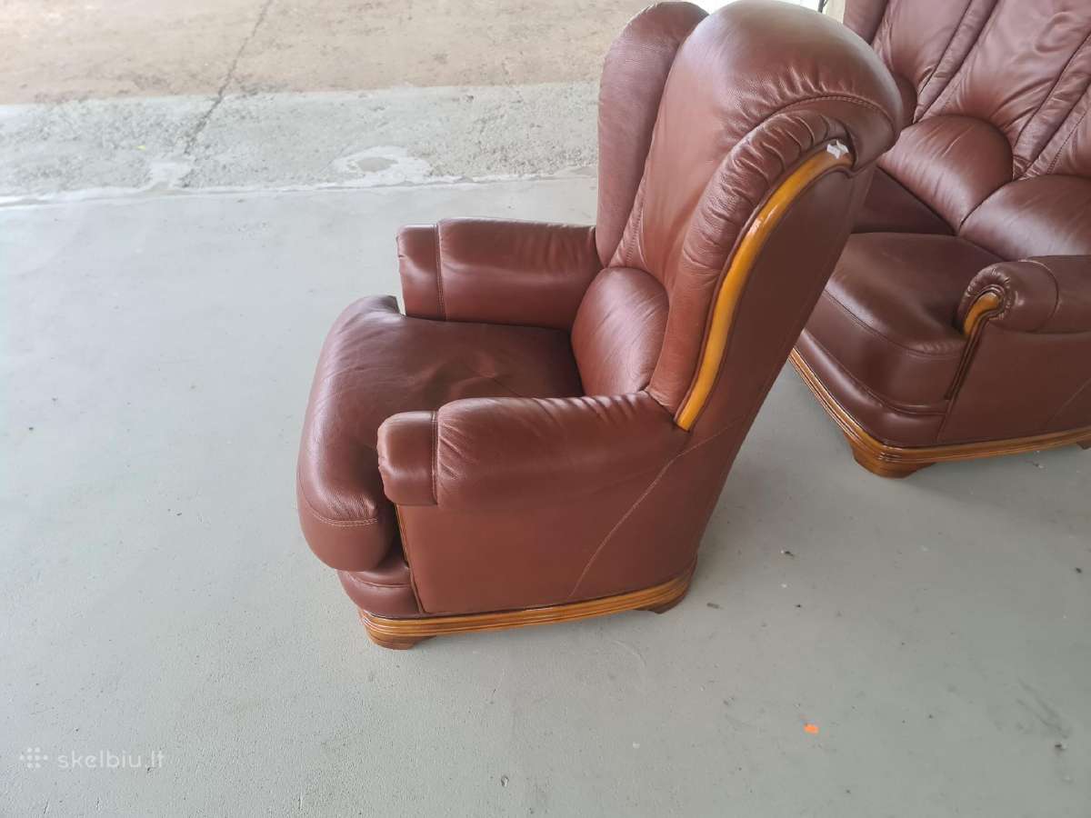 Odinė sofa - nuotraukos Nr. 5