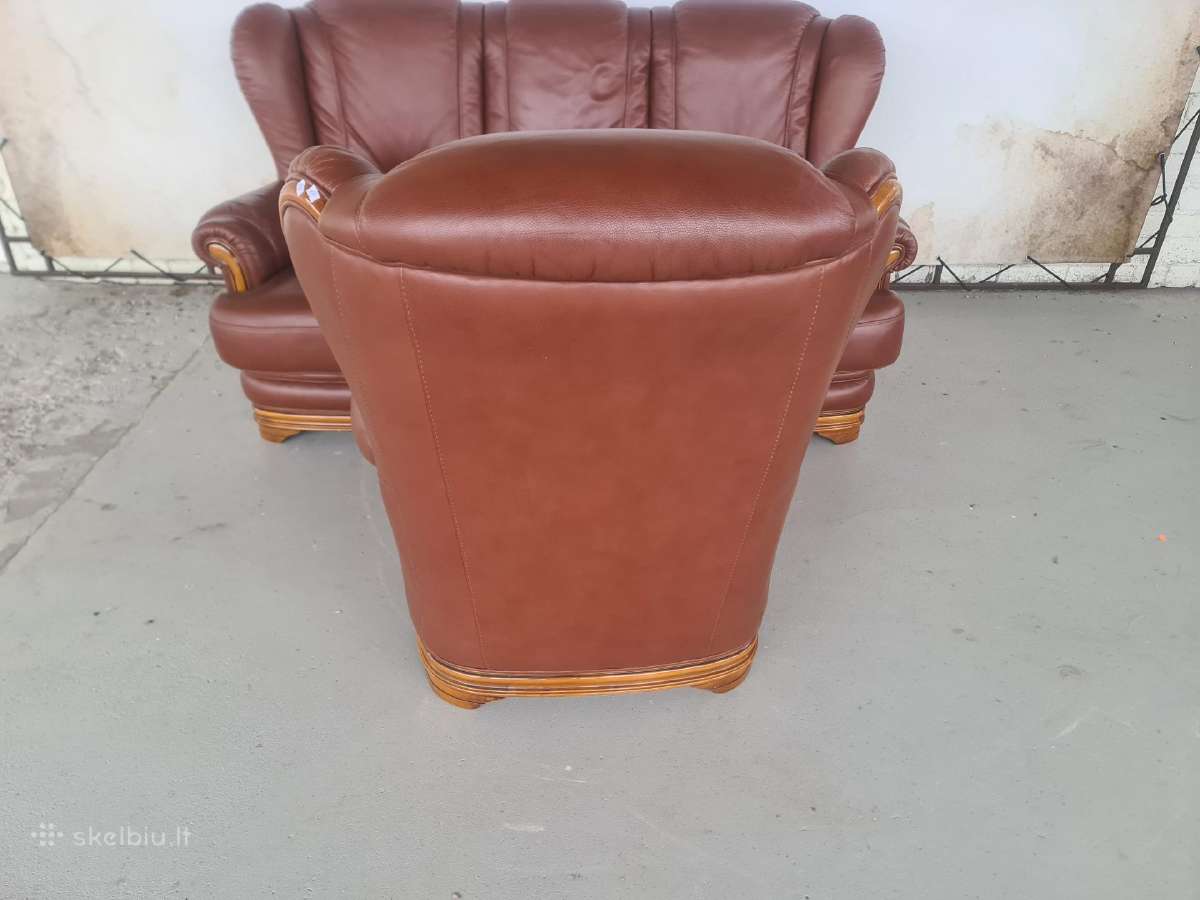 Odinė sofa - nuotraukos Nr. 6
