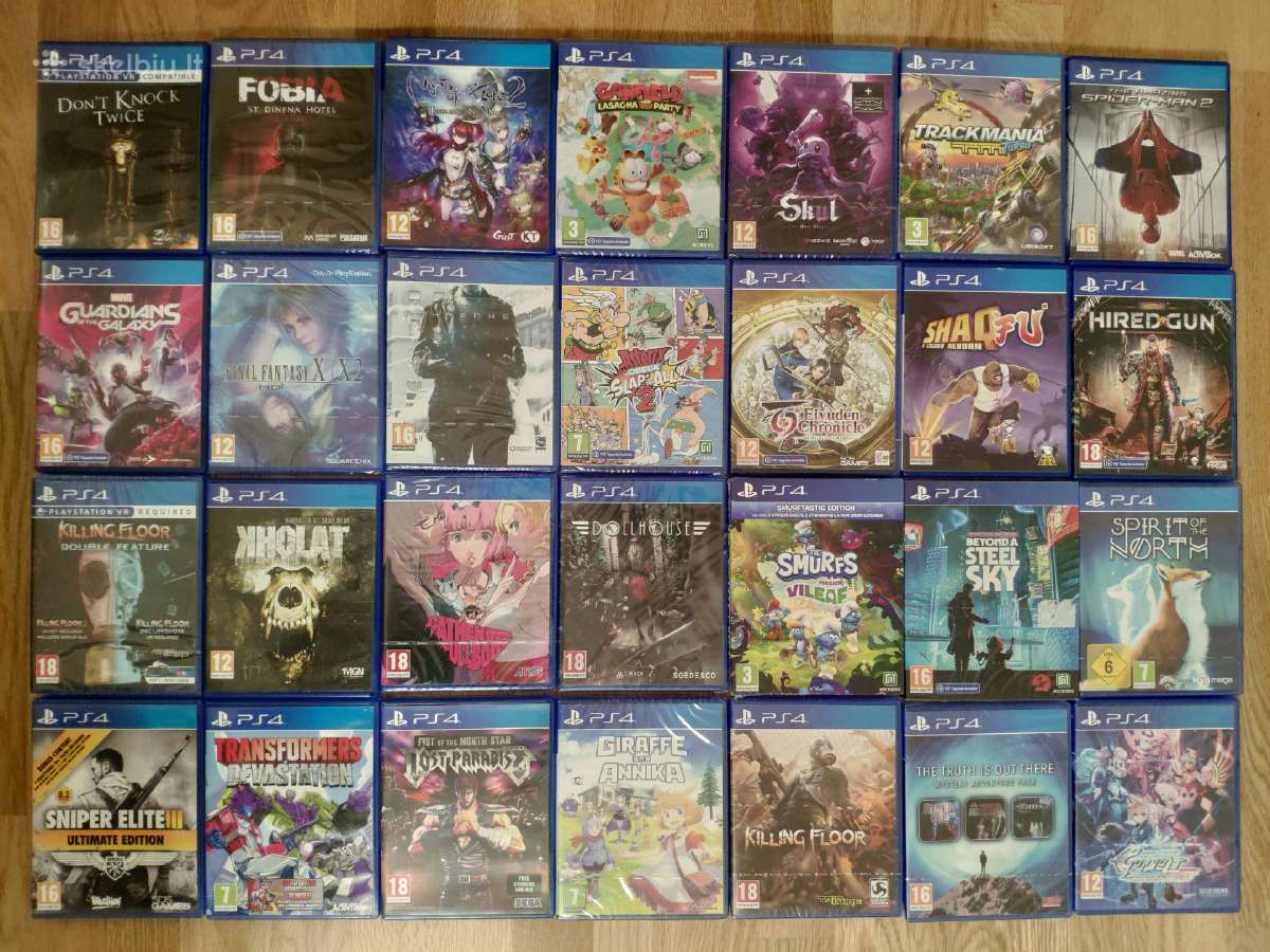 Playstation 4 zaidimai, daug vaikisku