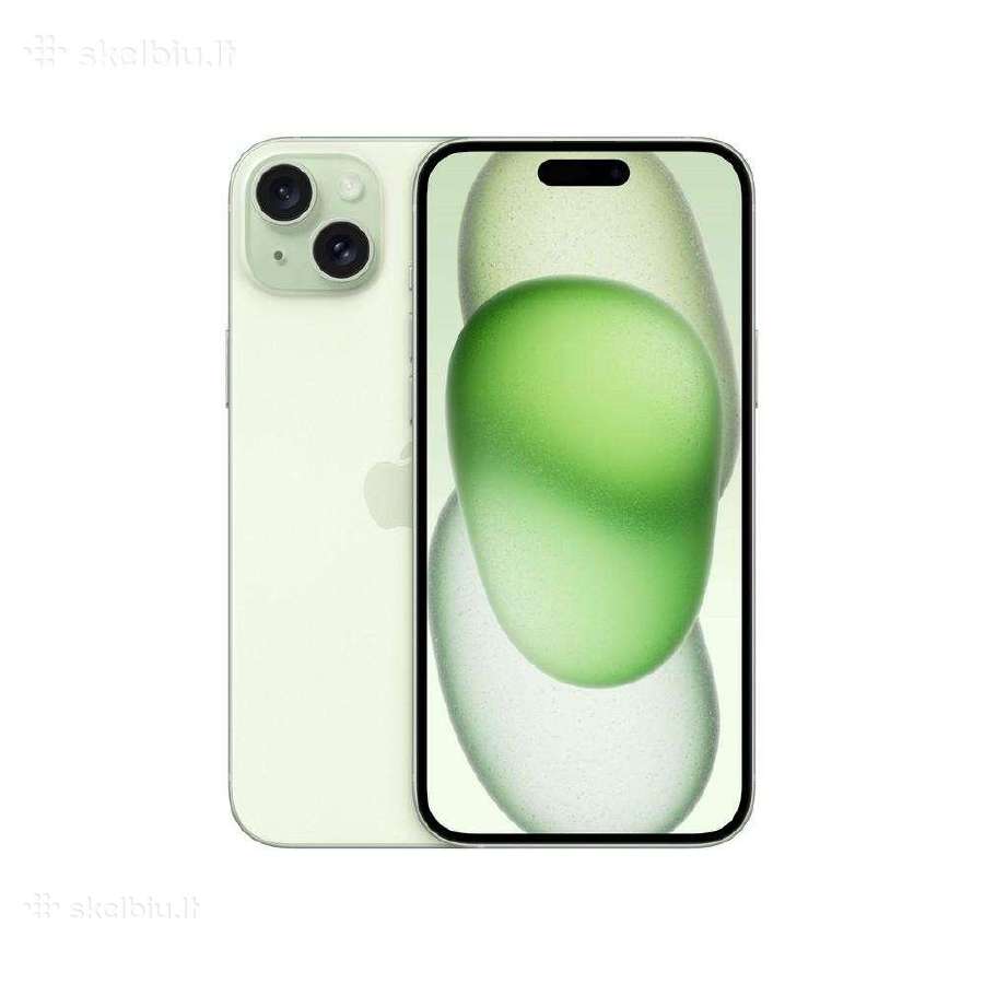 Naujas Apple iPhone 15 Plus/256gb, Zalias