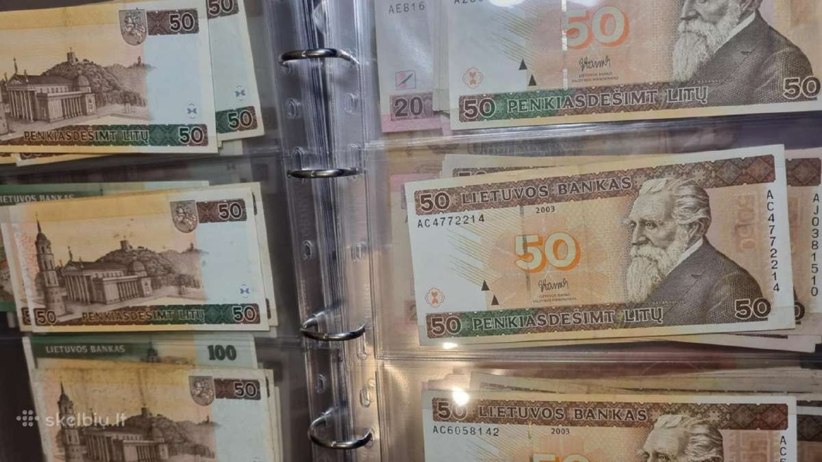 Parduodu lietuviskus banknotus 20, 50,100 litu - nuotraukos Nr. 4
