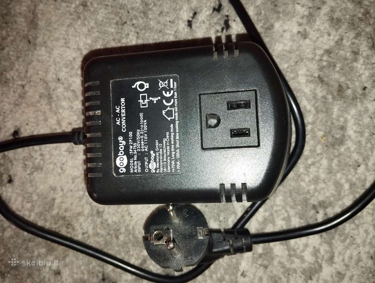 Ac-ac converter input 230v output 110v - nuotraukos Nr. 2