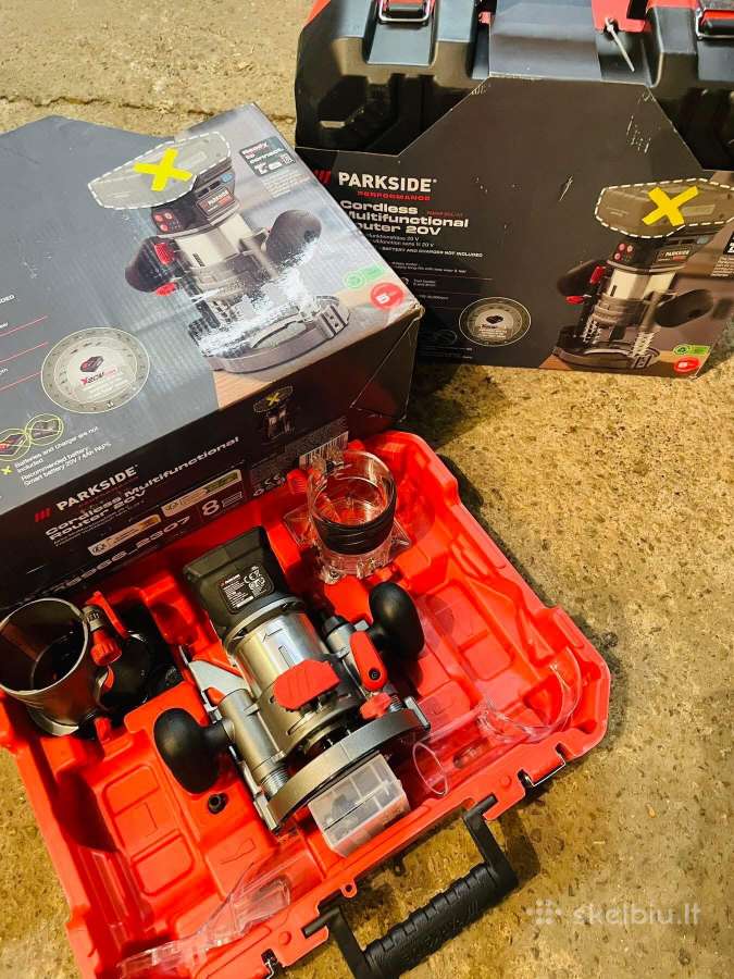 Parkside Performance akumuliatorinė 20v freza - nuotraukos Nr. 2