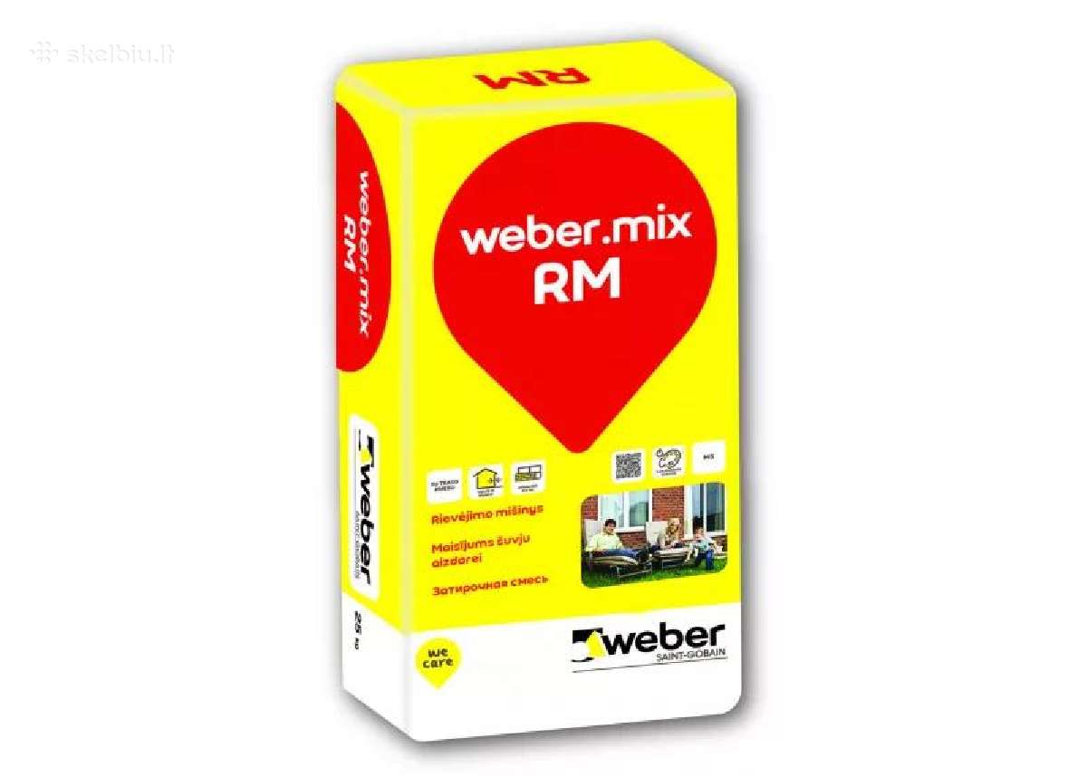 Mišinys Weber.mix Rm, siūlių rievėjimui, 155