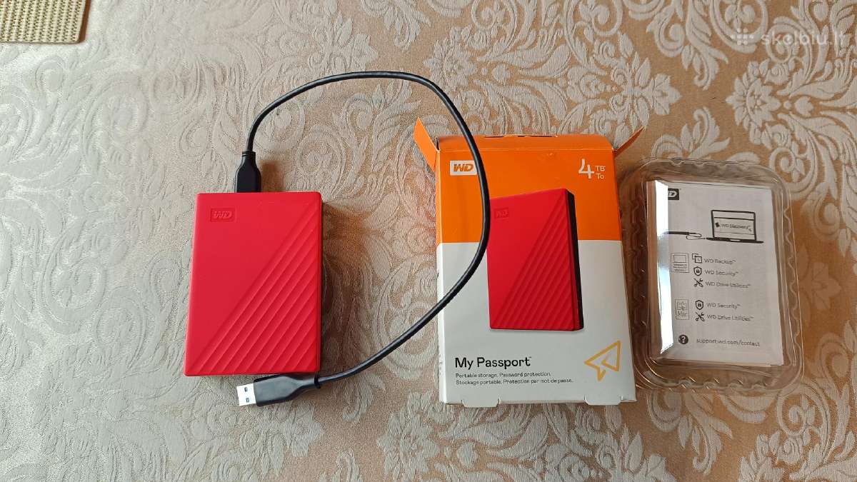 HDD Wd 4tb išorinis