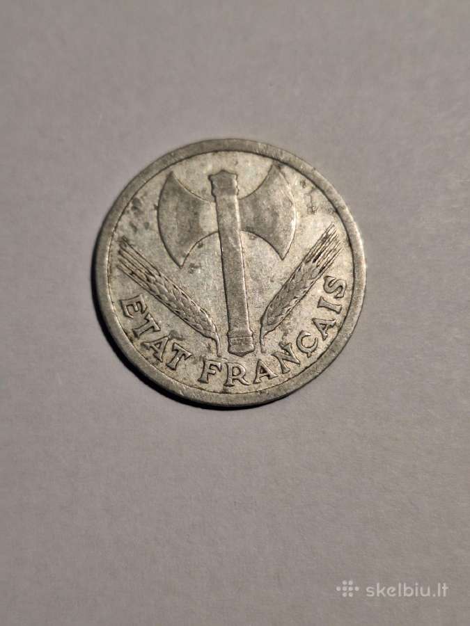Prancūzija 2 frankai 1944 - nuotraukos Nr. 2