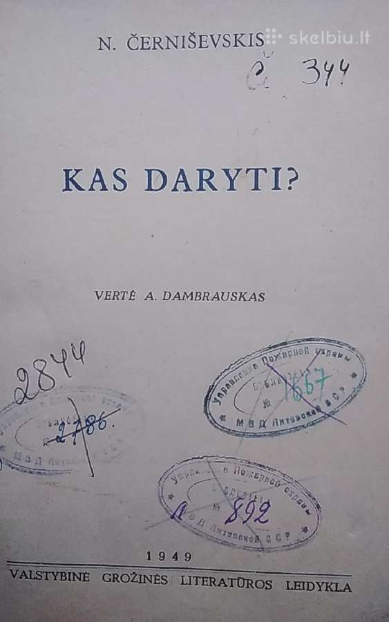 Kas daryti? 1949 m.