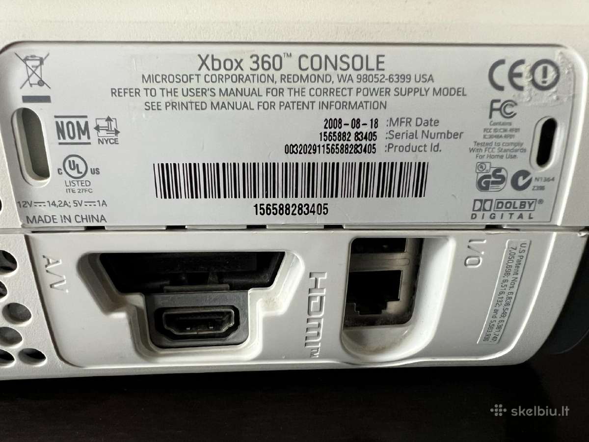 Parduodu žaidimų konsolę X-box 360 - nuotraukos Nr. 4