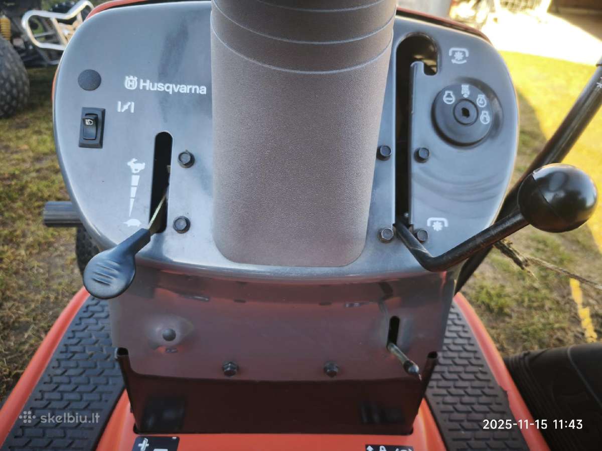 Sodo traktoriukas Husqvarna Lt 151 - nuotraukos Nr. 16