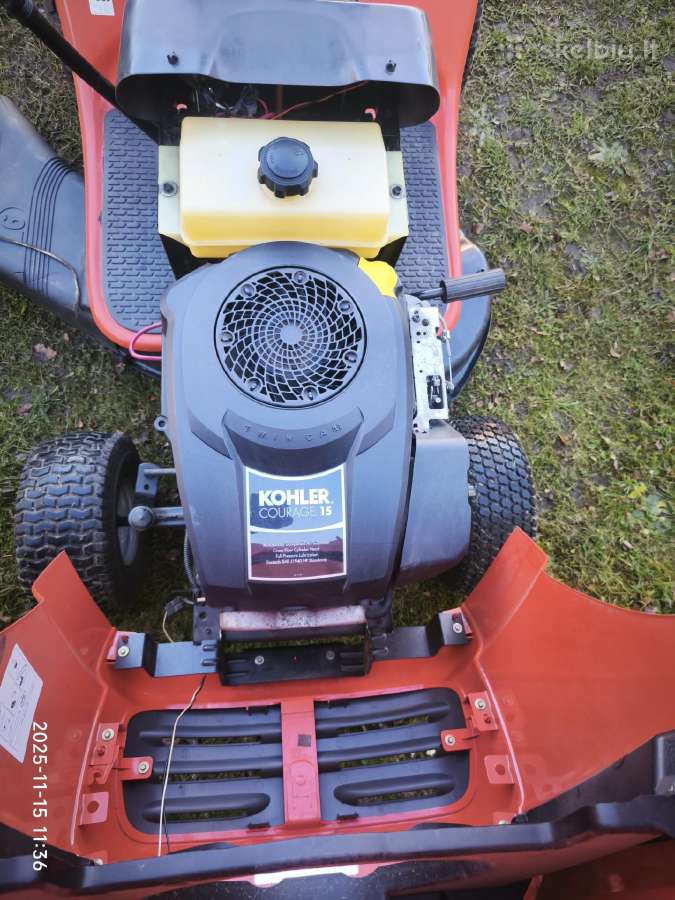 Sodo traktoriukas Husqvarna Lt 151 - nuotraukos Nr. 8
