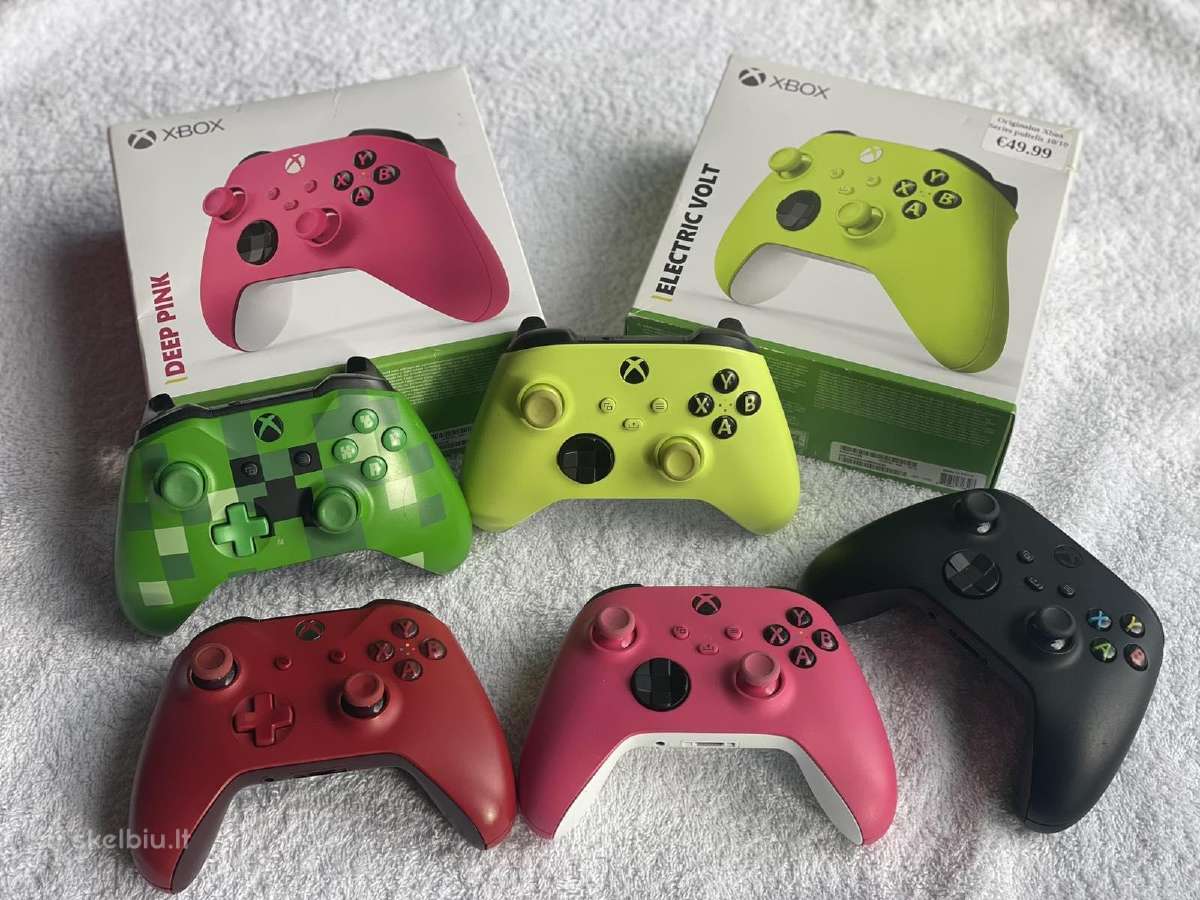 Originalūs Xbox One Series pulteliai su Garantija