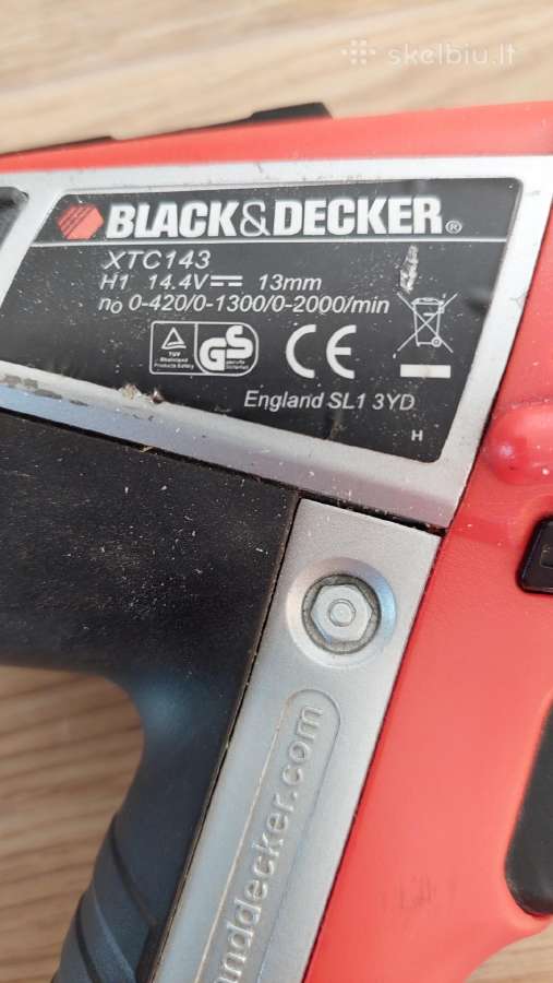 Black& decker xtc143 suktukas - nuotraukos Nr. 3