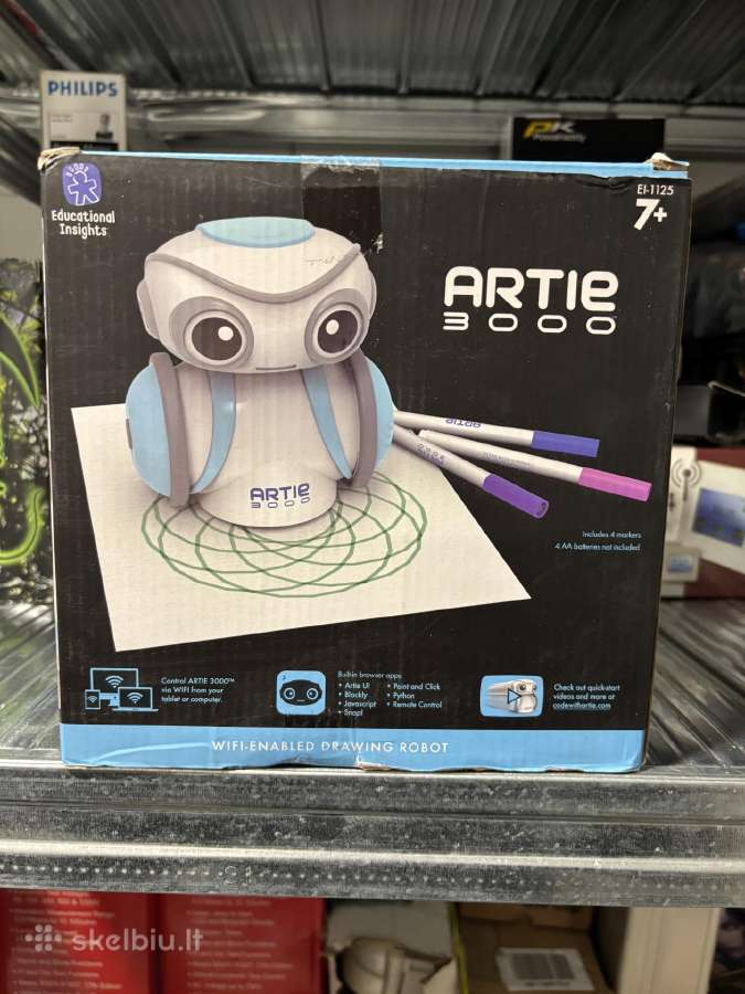 Programuojamas piešiantis robotas vaikams
