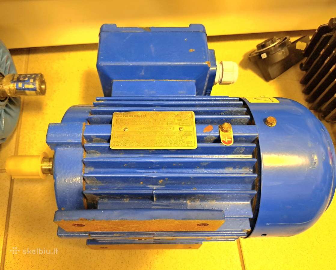 Elektr. varikliai motoreduktoriai dažn. keitikliai