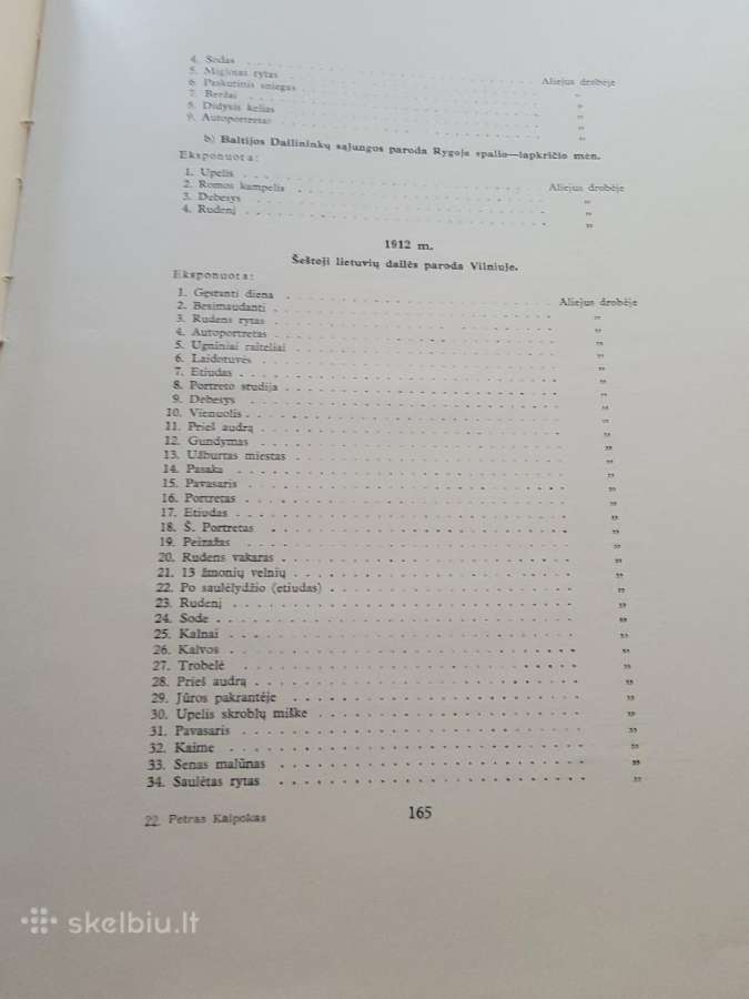 1956 m.knyga apie dailininką Petrą Kalpoką - nuotraukos Nr. 9