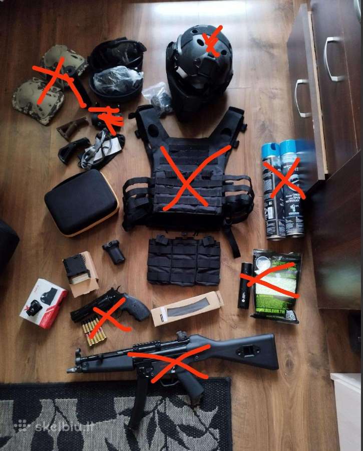 Parduodu airsoft įranga