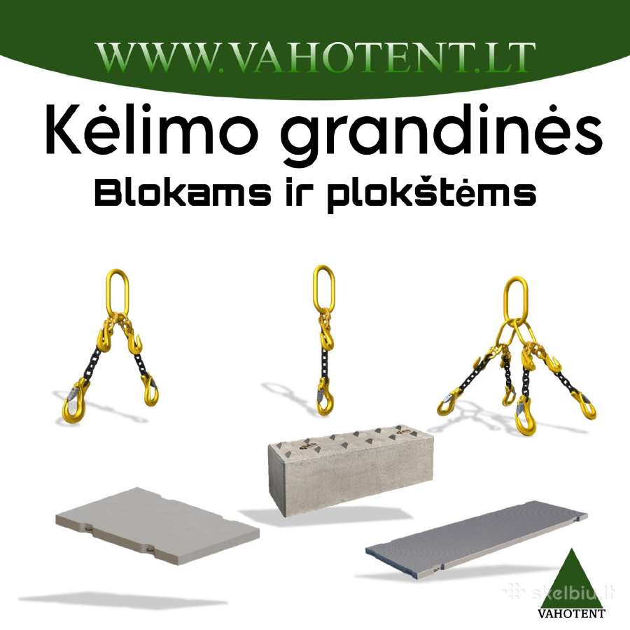 Kėlimo grandinės stropai ukis