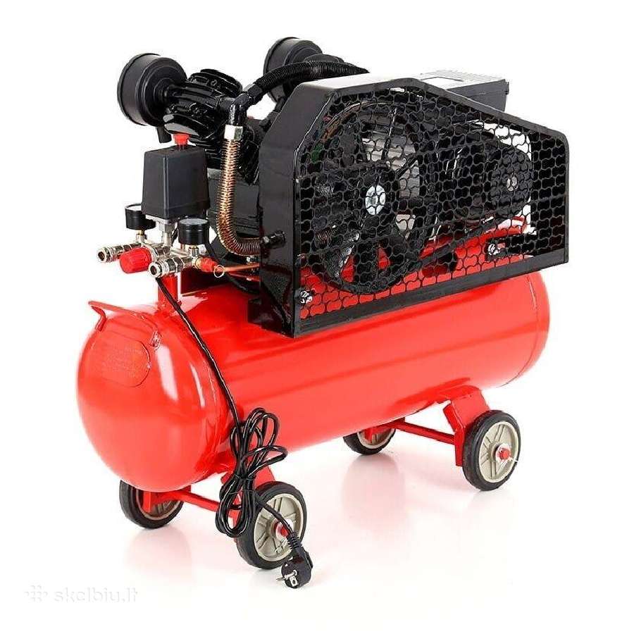 Tepalinis oro kompresorius 50l 2,8kw Kd403 - nuotraukos Nr. 6