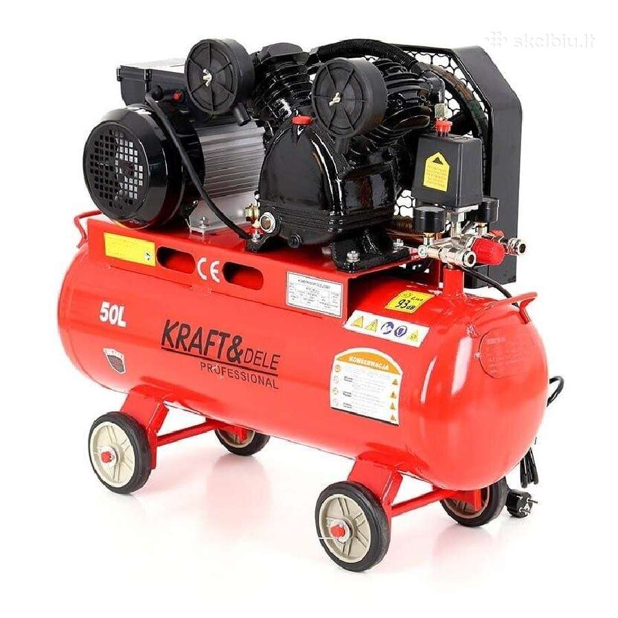 Tepalinis oro kompresorius 50l 2,8kw Kd403