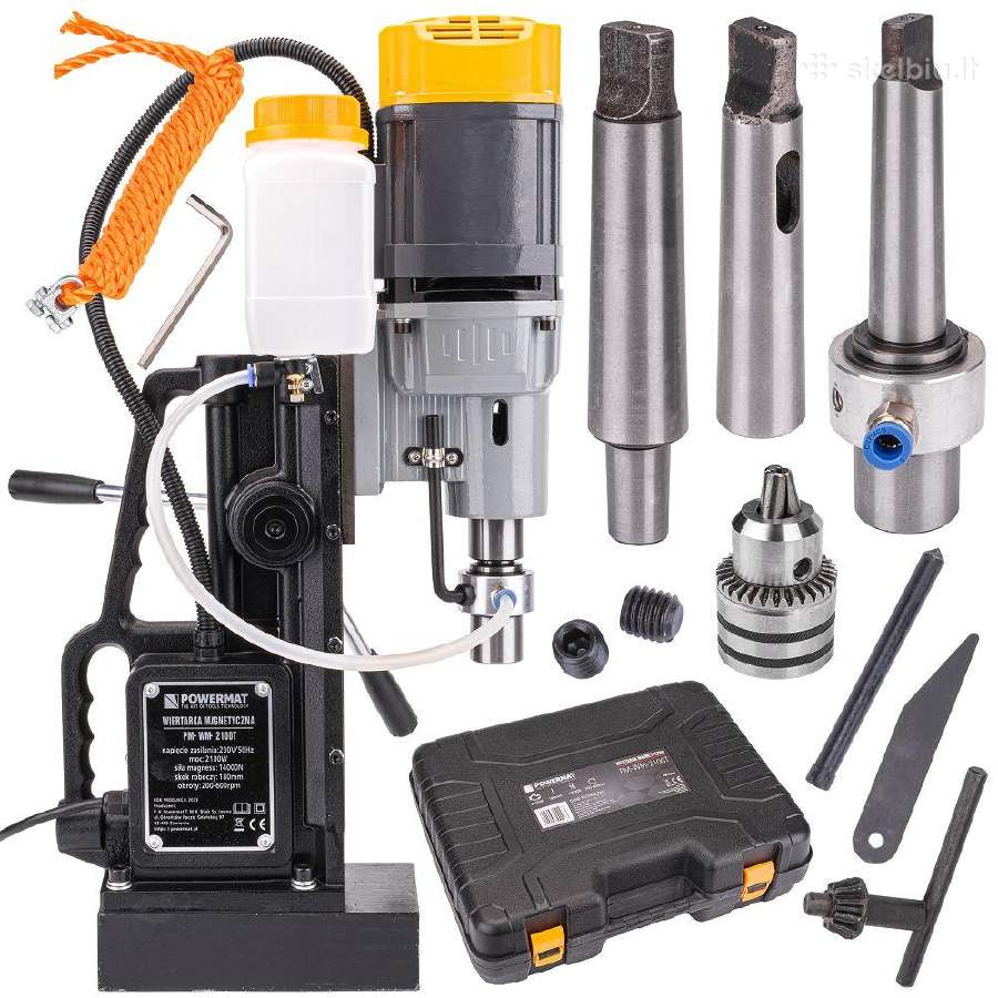 Magnetinės gręžimo staklės 2100w Pm-wm-2100t - nuotraukos Nr. 2