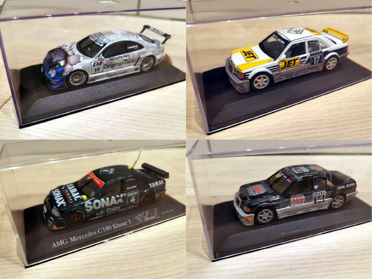 1:43 Dtm lenktynių automobilių modeliai Minichamps