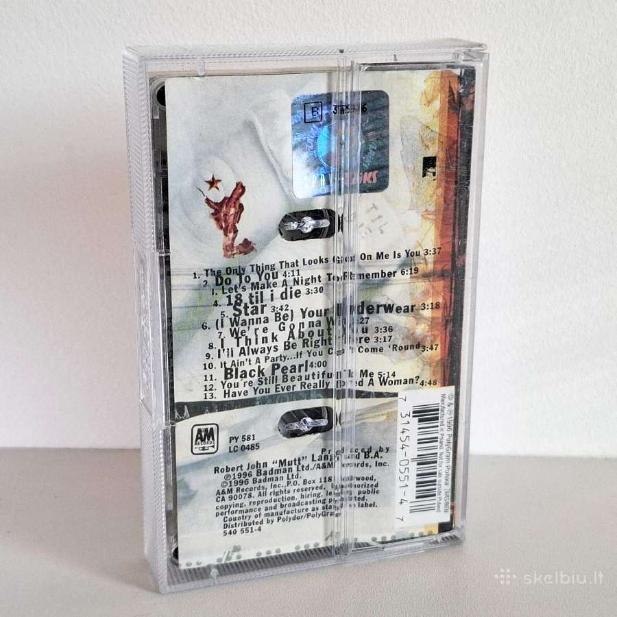 Bryan Adams - 18 Til I Die (kasetė, Albumas) - nuotraukos Nr. 2