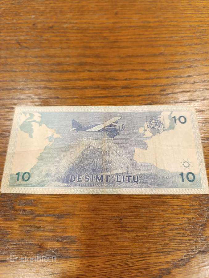 10 litų banknotas - nuotraukos Nr. 2