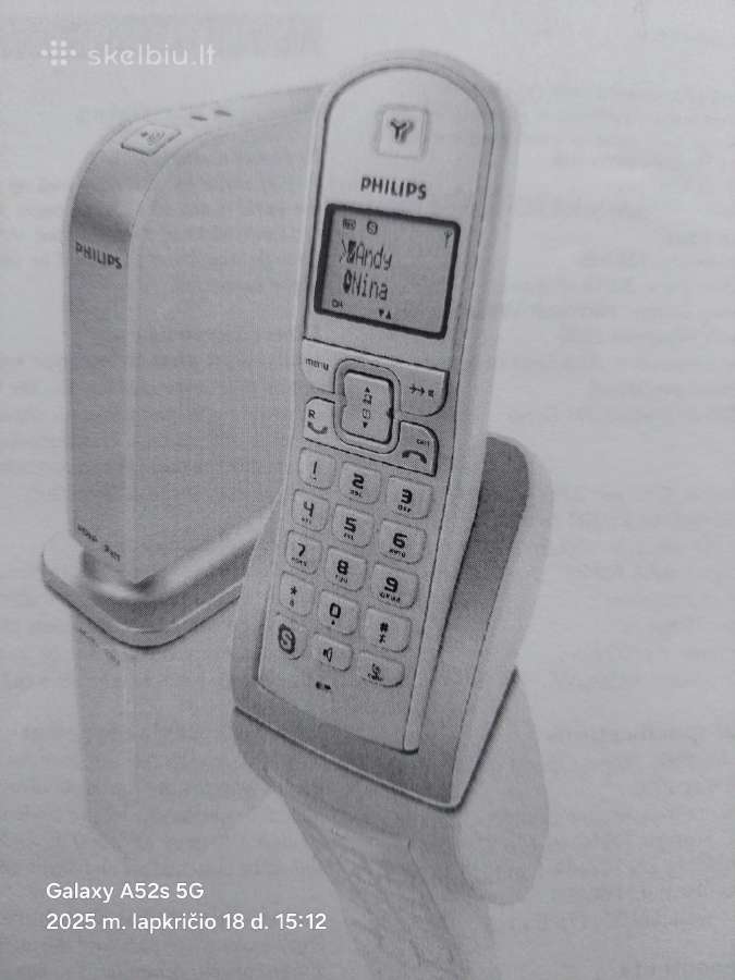 Laidinis Skype+dect telefonas - nuotraukos Nr. 2