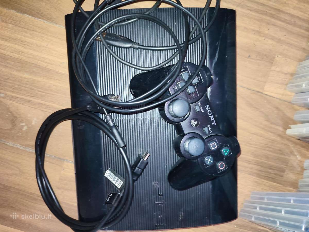 PS3 atristas, daug zaidimu viduje.