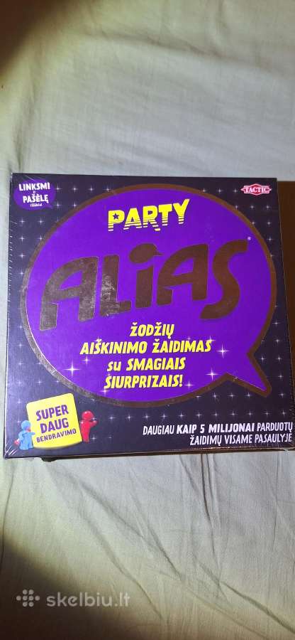 Alias stalo žaidimas Alias naujas