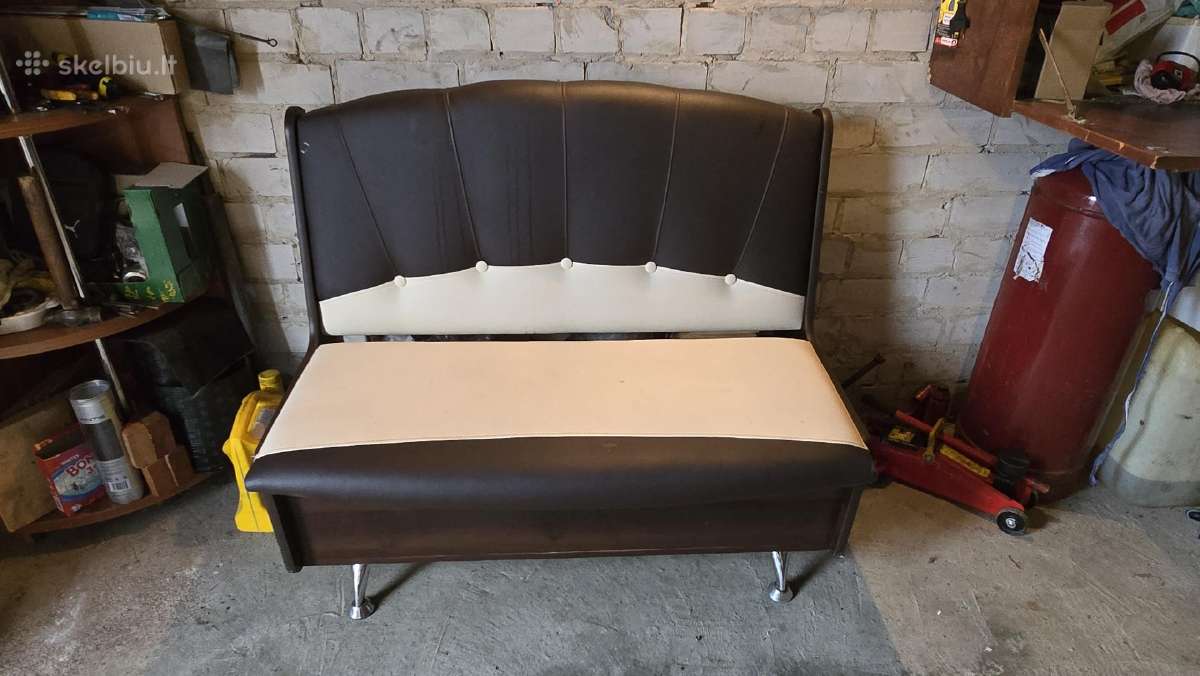 Baldas, minkštasuolis dvivietis, sofa