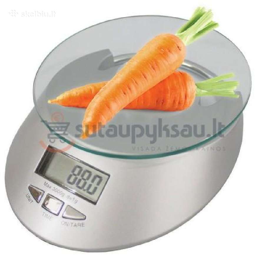 Elektroninės virtuvinės svarstyklės 5kg (8 rūšys) - nuotraukos Nr. 8