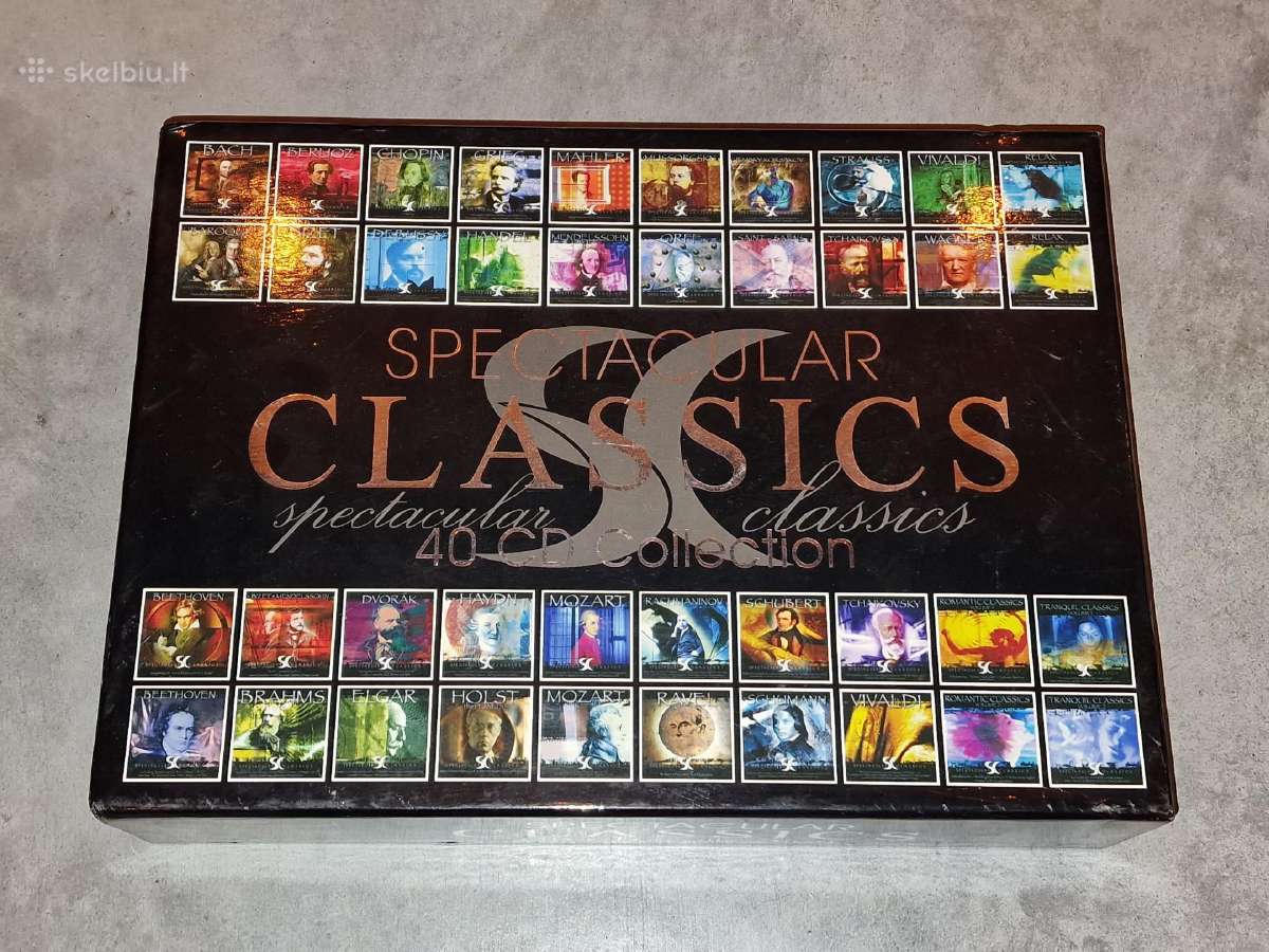Spectacular Classics – 40 muzikos CD kolekcija
