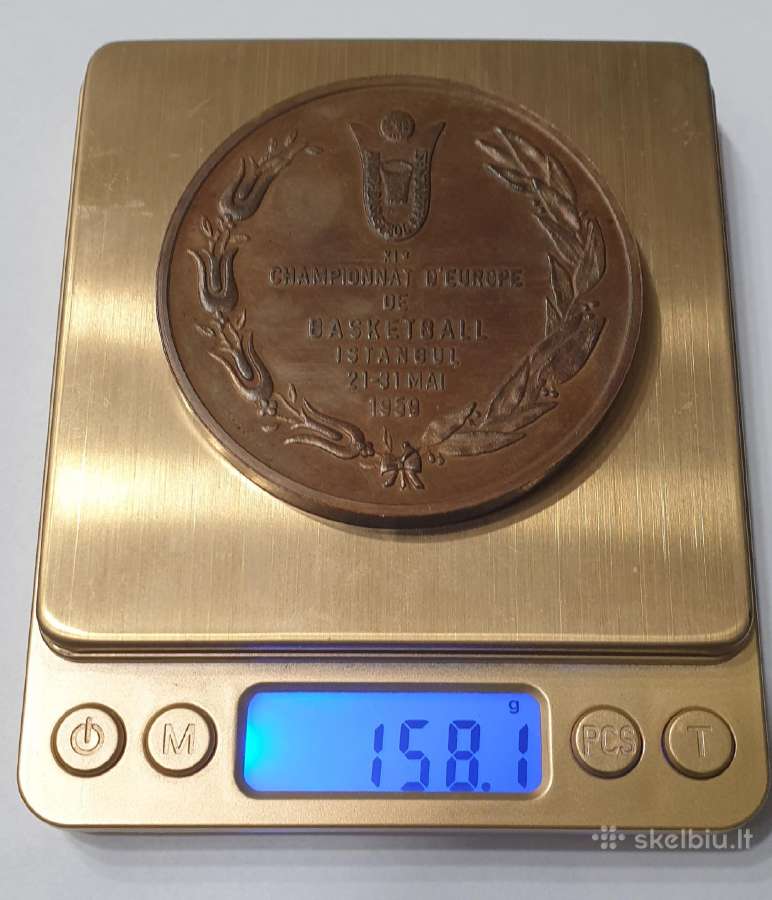 Krepšinis 1959 Europos Čempionato medalis - nuotraukos Nr. 4