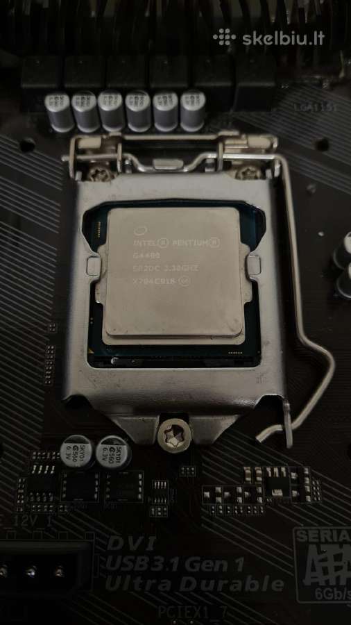 Motinine Gigabyte Ga 250b + Cpu + RAM - nuotraukos Nr. 2