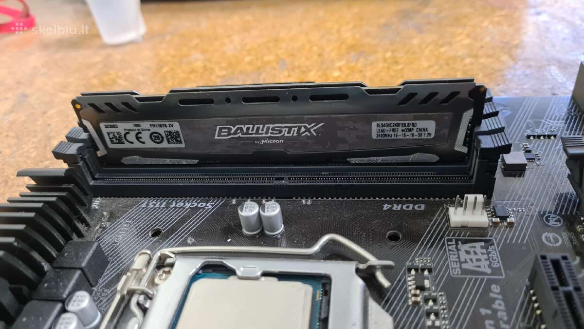 Motinine Gigabyte Ga 250b + Cpu + RAM - nuotraukos Nr. 3