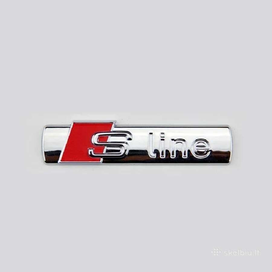 Audi S Line Emblemos - nuotraukos Nr. 7