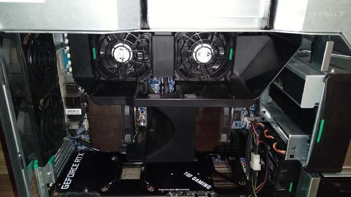 Hp Z800 Workstation, 2x Xeon, 3080 12gb, 90gb RAM - nuotraukos Nr. 2