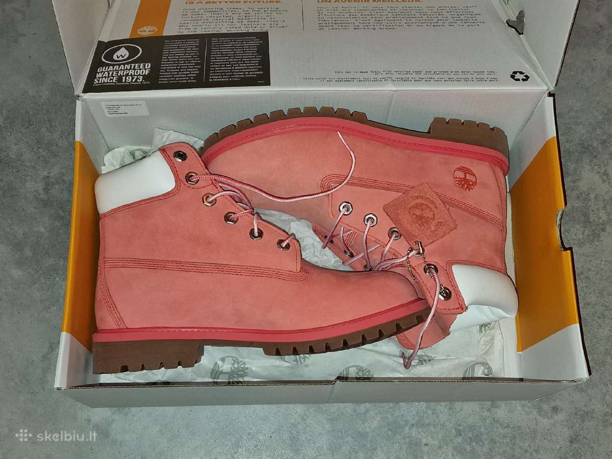Timberland Premium Waterproof batai – rožiniai 39d - nuotraukos Nr. 4