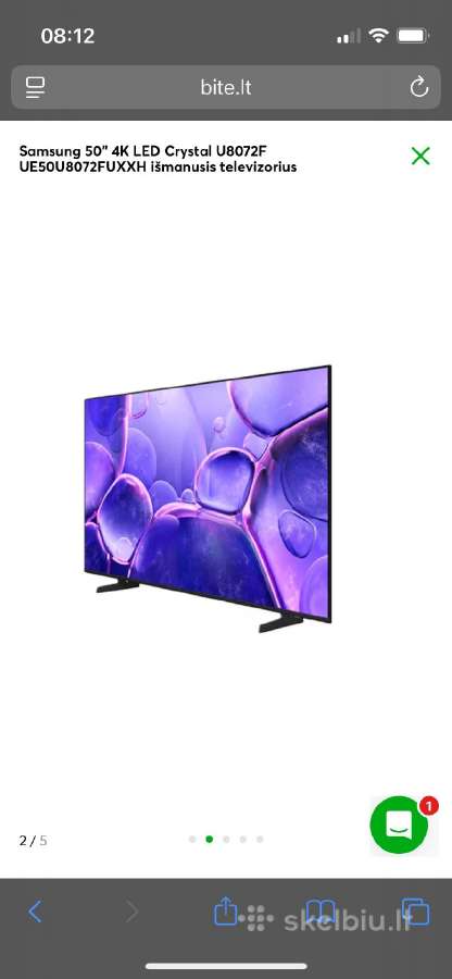 Naujas Samsung televizorius