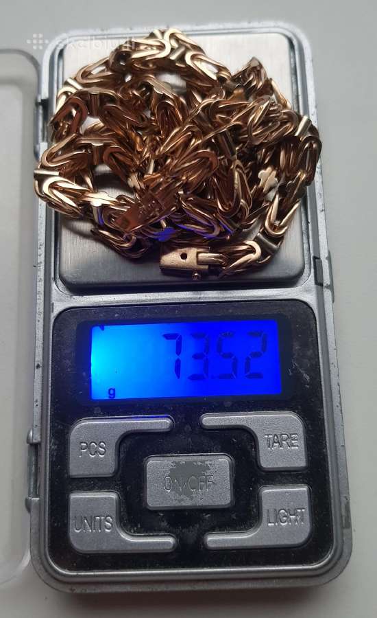 Apynaujis Pitonas auksine grandinele 73,5gr - nuotraukos Nr. 9