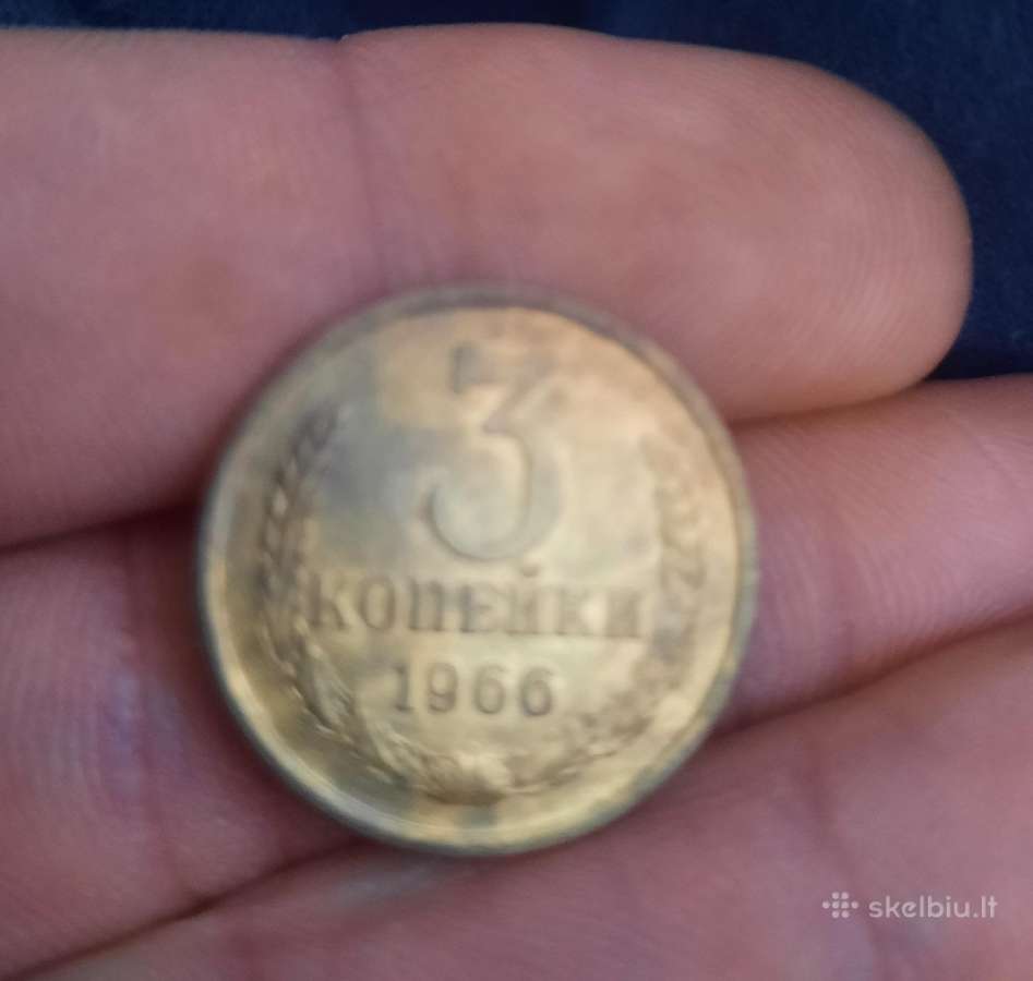1966 m. 3 kapeikos - nuotraukos Nr. 7