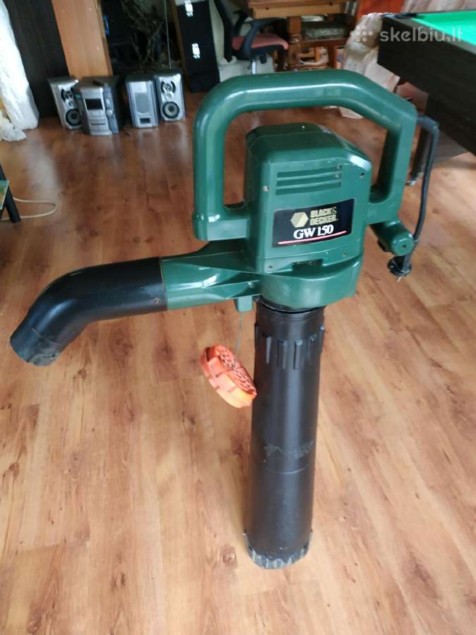 Lapų pūstuvas rinktuvas black&decker