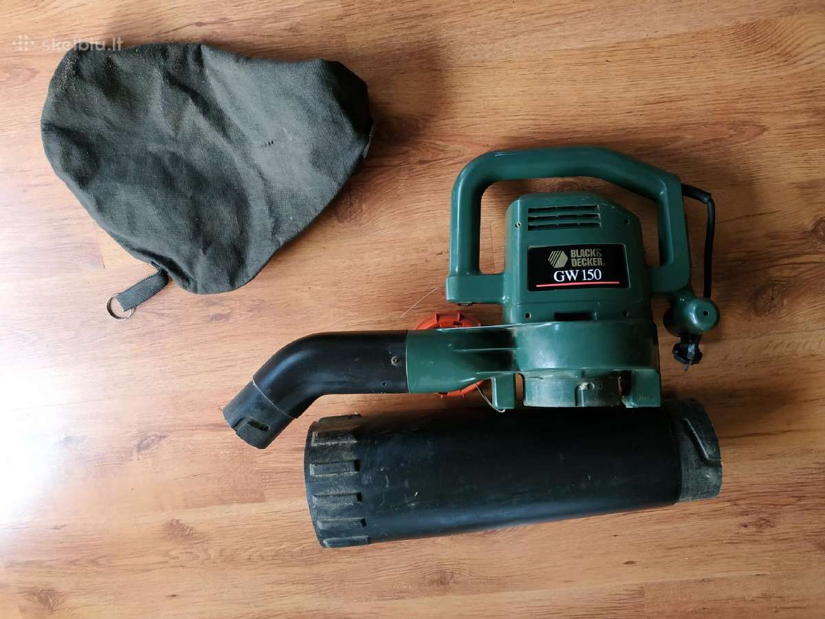 Lapų pūstuvas rinktuvas black&decker - nuotraukos Nr. 7
