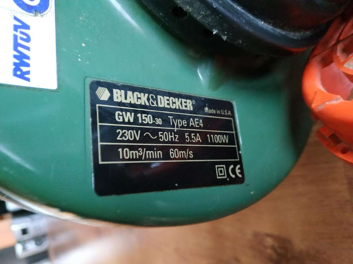Lapų pūstuvas rinktuvas black&decker - nuotraukos Nr. 5